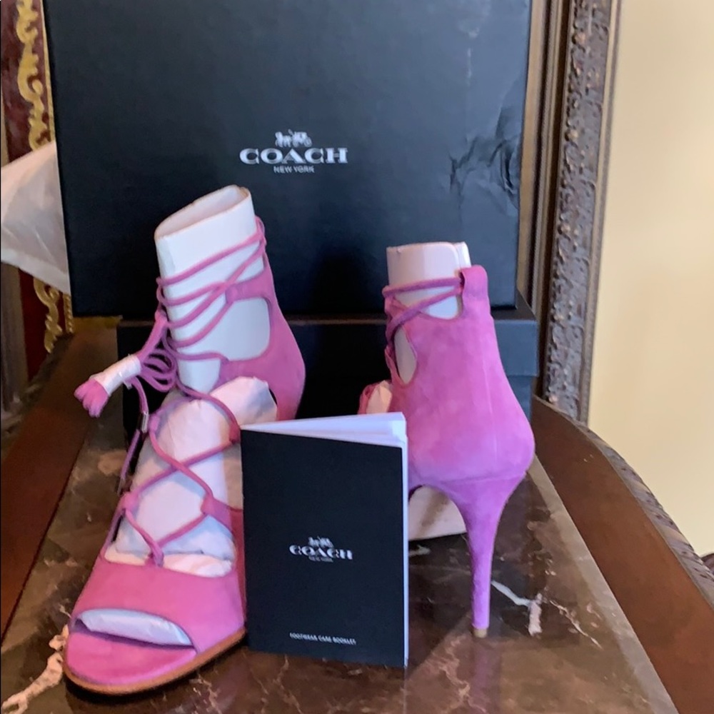 Coach “Kira” Suede heels